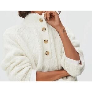 Everlane crop knit wool Alpaca‎ blend small